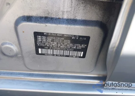 2015 Subaru Impreza 2.0I z USA, uszkodzony, nr VIN JF1GPAA61FH236949